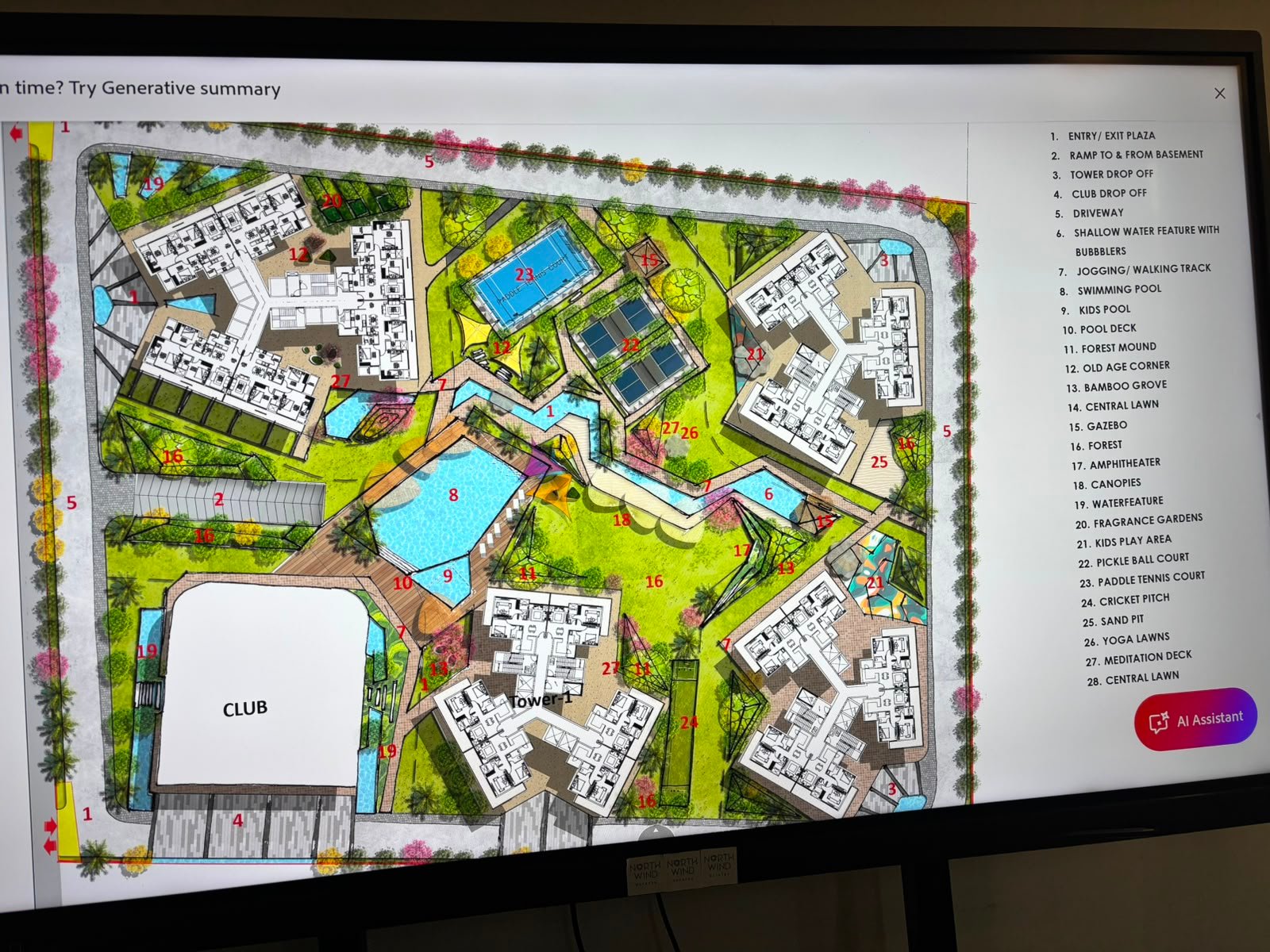 Northwind Yamuna master plan layout